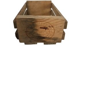 Napa Valley Wooden Storage Holder Rack Shelf Crate Cassette Tape Media
